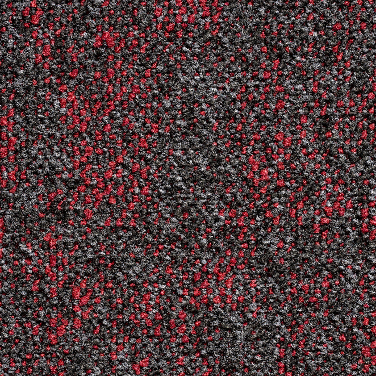 TEPPICHFLIESE - Rot, Basics, Textil (50/50cm)