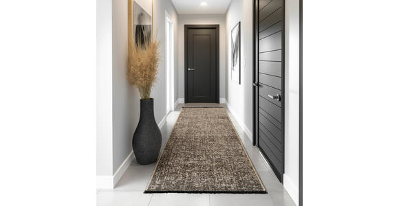 FLACHWEBETEPPICH 80/150 cm Space Braun  - Braun, Basics, Textil (80/150cm) - Novel