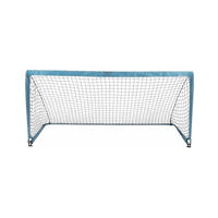 NOGOMETNI GOL - modra, Basics, kovina/tekstil (200/100/100cm)