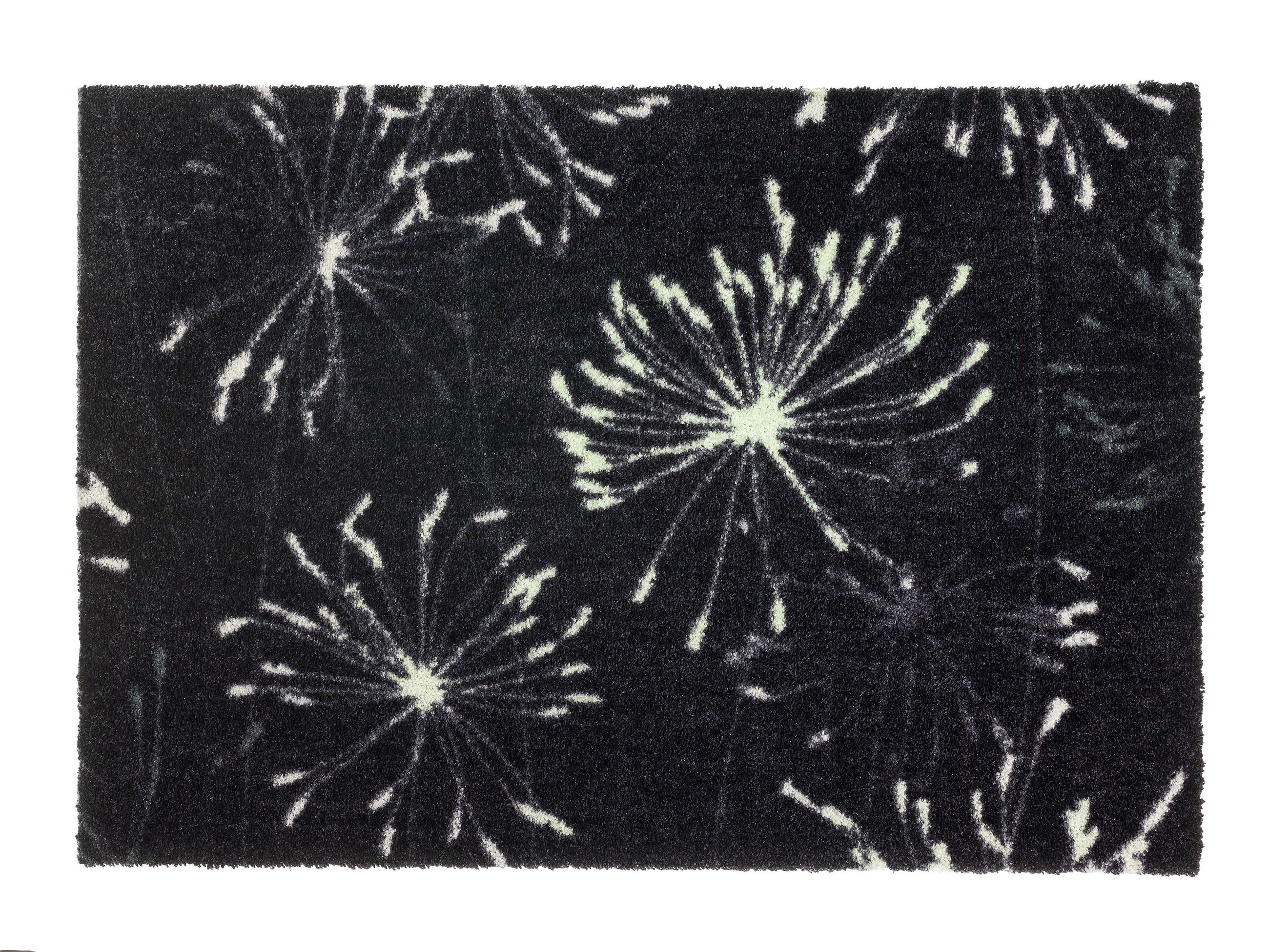 FUSSMATTE - Anthrazit/Mintgrün, Konventionell, Textil (50/70cm) - Schöner Wohnen Teppi