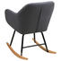 SCHAUKELSTUHL in Textil Dunkelgrau - Dunkelgrau/Schwarz, Design, Holz/Textil (58/58/50cm) - Carryhome SCHAUKELSTUHL in Textil Dunkelgrau - Dunkelgrau/Schwarz, Design, Holz/Textil (58/58/50cm) - Carryhome