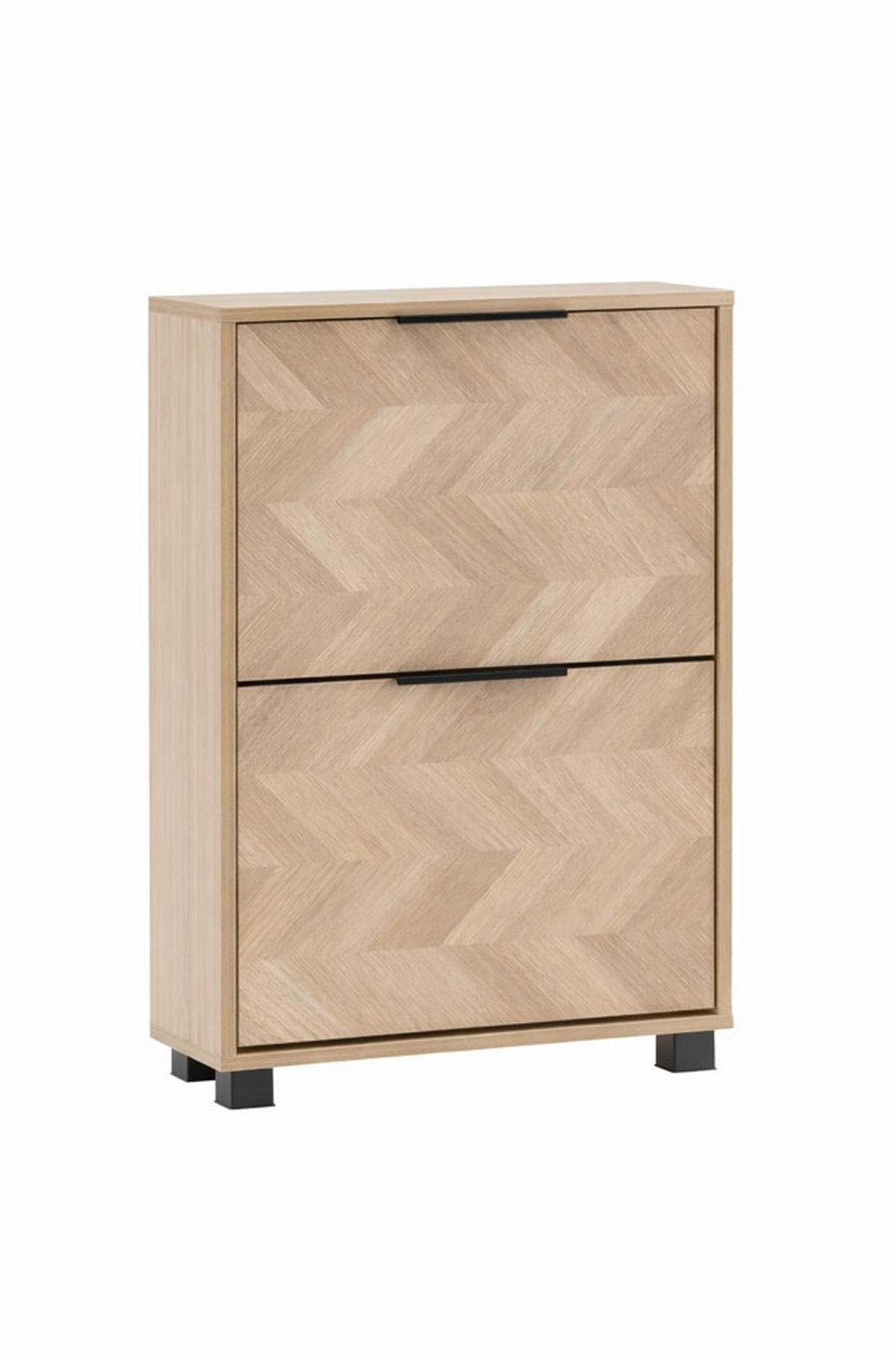 SCHUHKIPPER  in 59,8/85,7/19,55 cm  - Eichefarben/Schwarz, Design, Holzwerkstoff/Kunststoff (59,8/85,7/19,55cm) - MID.YOU