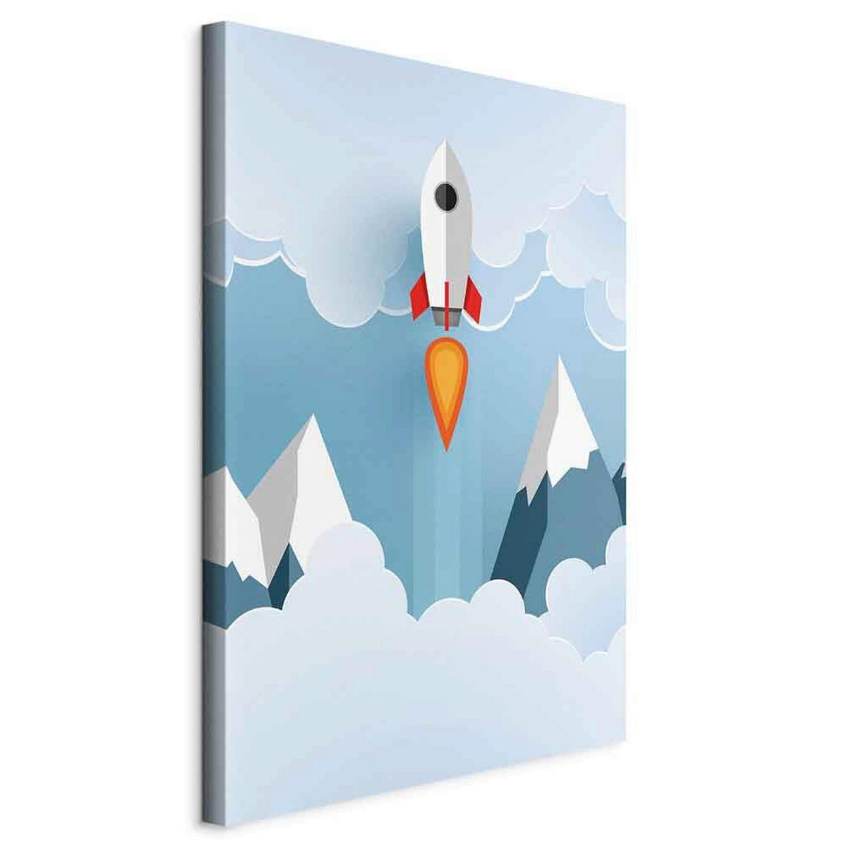 LEINWANDBILD Abstraktes 40/60/1.2 cm  - Pastellblau/Grauweiß, Basics, Holzwerkstoff/Textil (40/60/1.2cm) - artgeist