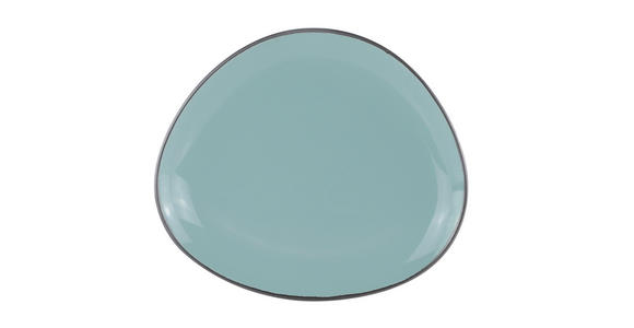 SPEISETELLER AQUA VERDE   30/26 cm  - Grün, Trend, Keramik (30/26cm) - Novel