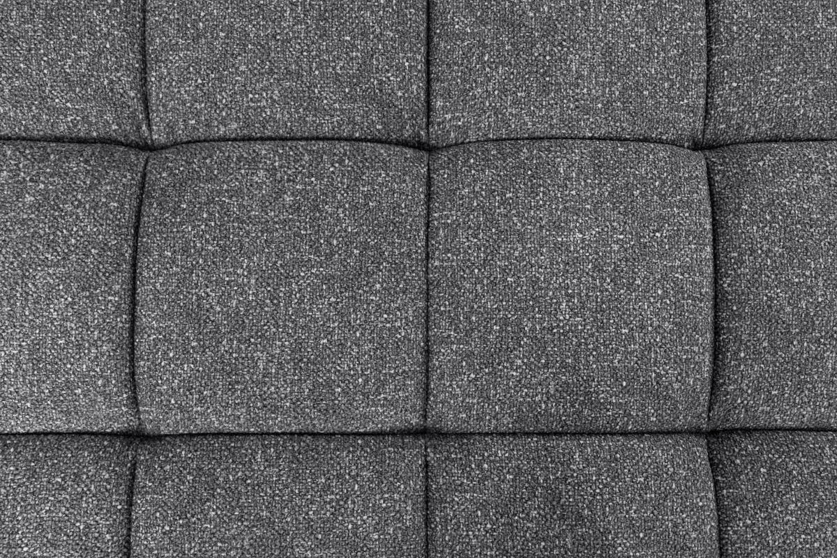 ECKSOFA in Velours Grau  - Schwarz/Grau, MODERN, Holz/Textil (282/184cm) - Lomoco
