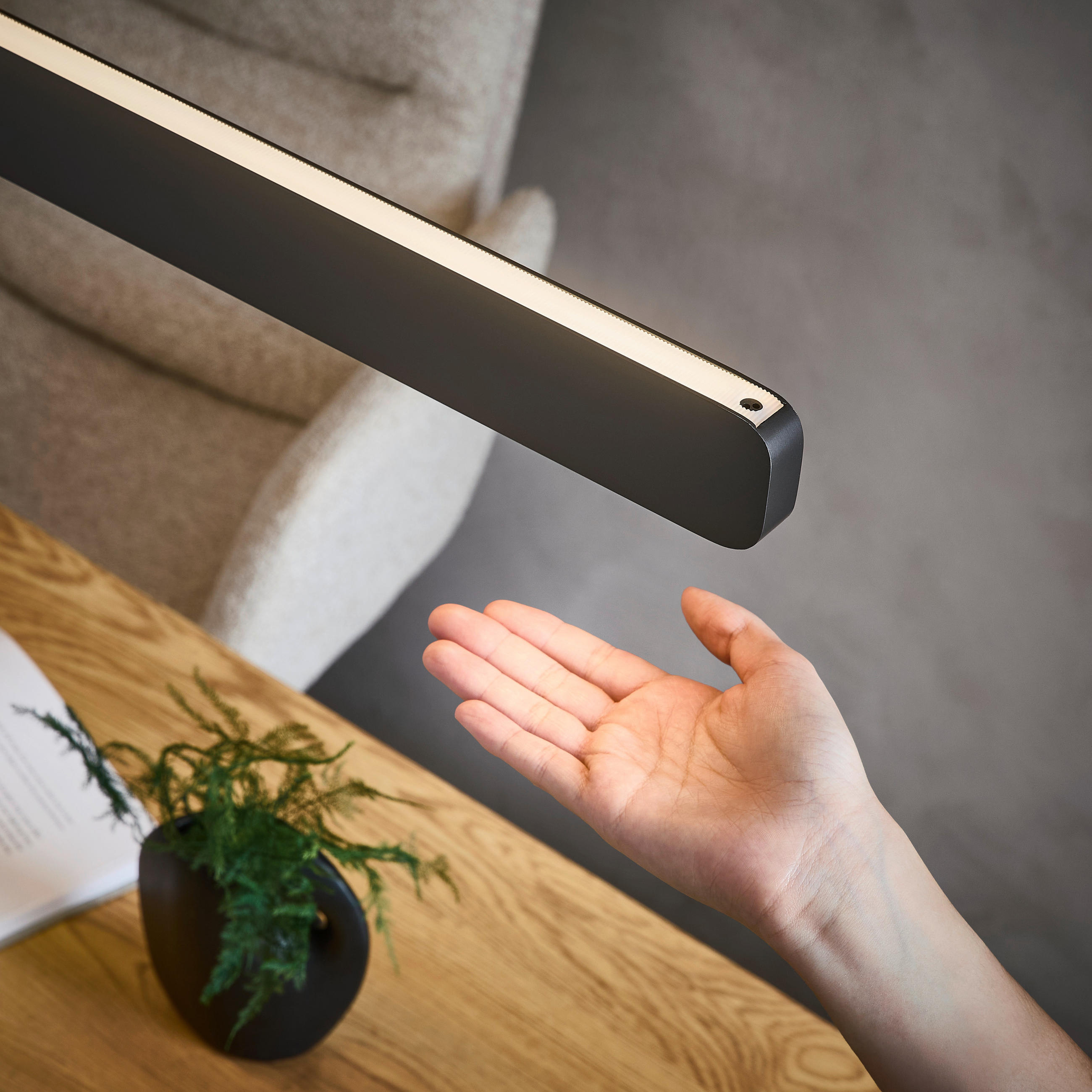 LED-HÄNGELEUCHTE 110/9/60-180 cm    - Anthrazit/Schwarz, Basics, Kunststoff/Metall (110/9/60-180cm) - Novel