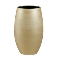 KVĚTINÁČ keramika, 50/31 cm - barvy zlata, Basics, keramika (50/31cm)