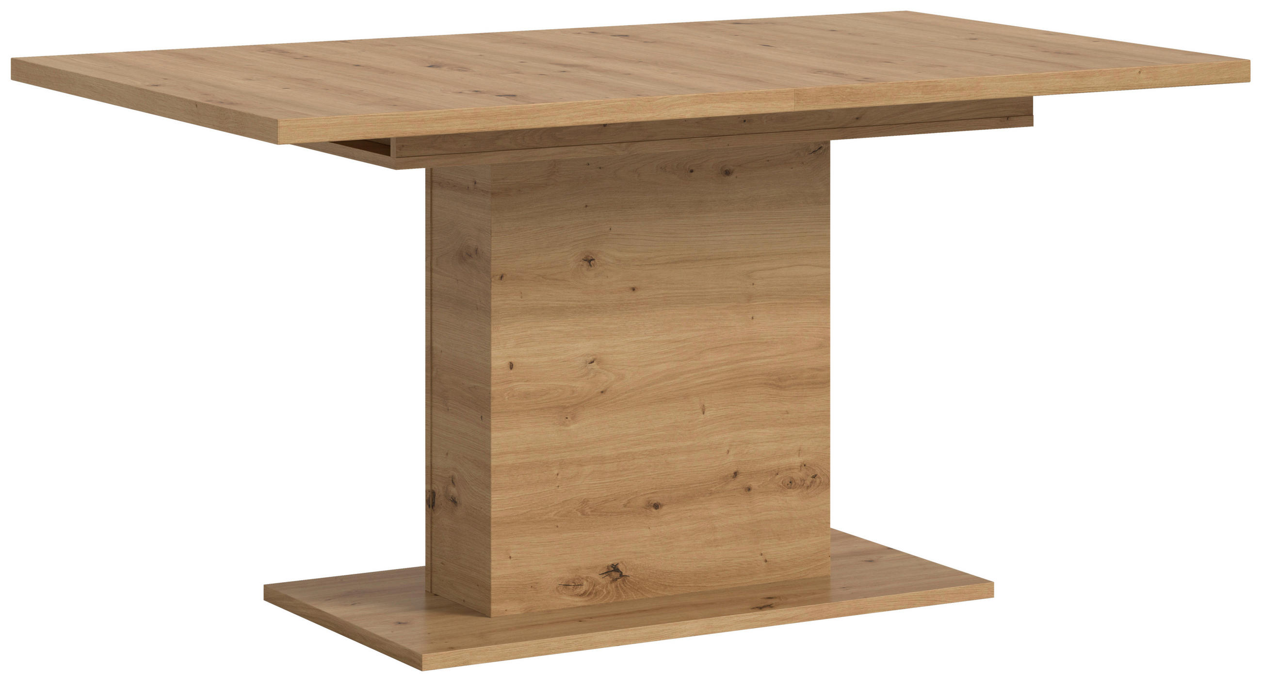 Mid.you Esstisch Eiche Artisan 90x76x150-190 cm