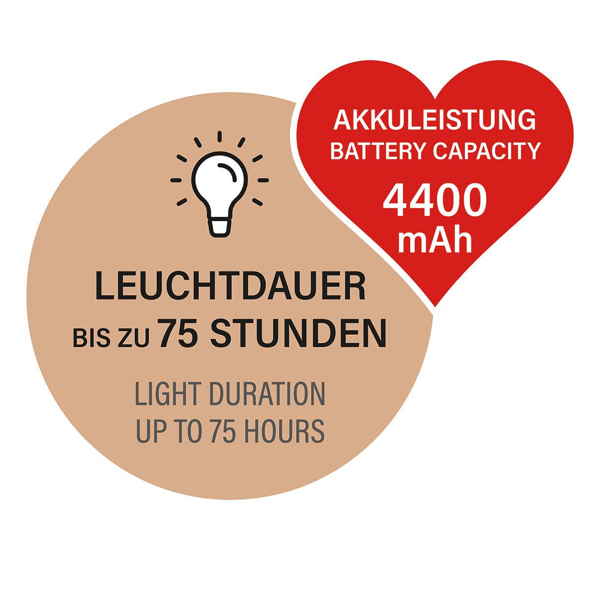 AKKU-TISCHLEUCHTE Ariva Pro 12/20 cm  - Hellgrau/Weiß, Design, Glas/Metall (12/20cm)