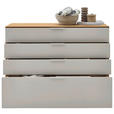 SIDEBOARD  121/88/45 cm 4 Schublade(n)  - Wildeiche/Perlmutt, Design, Holz/Holzwerkstoff (121/88/45cm) - Valnatura
