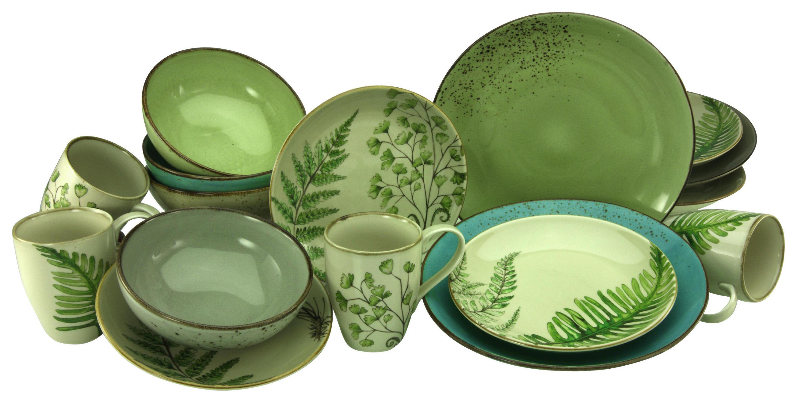 Kombiservice Botanica 16-teilig