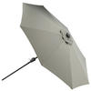 SONNENSCHIRM 270 cm  - Schwarz/Grau, KONVENTIONELL (270/241/270cm) - Gardenson