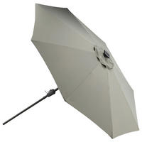 SONNENSCHIRM 270 cm  - Schwarz/Grau, KONVENTIONELL (270/241/270cm) - Gardenson