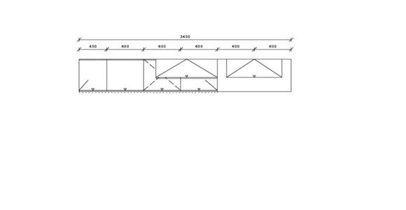 KÜCHENLEERBLOCK 345 cm   in Grün  - Eichefarben/Schwarz, Design, Holzwerkstoff/Metall (345cm) - Xora