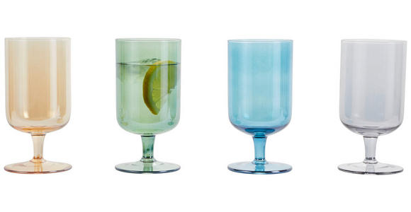 WASSERGLAS   - Gelb, Trend, Glas (7,2/14,5cm) - Novel