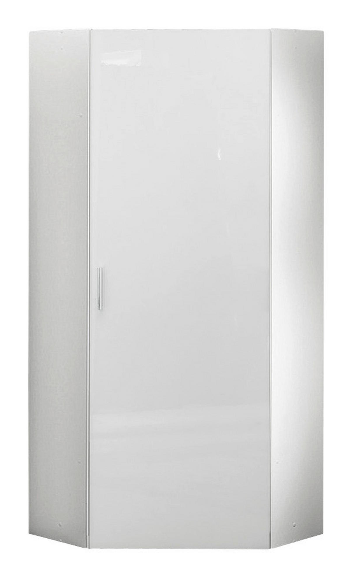 SKŘÍŇ NA ODĚV, bílá, 80/185/80 cm - bílá/barvy chromu, Design, kompozitní dřevo/plast (80/185/80cm) - Xora