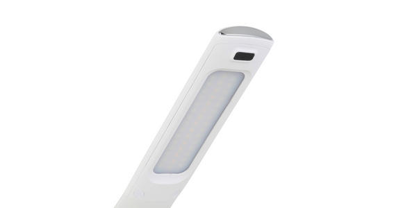 LED-SCHREIBTISCHLEUCHTE 6,5/13/48 cm - Weiß, Basics, Kunststoff (6,5/13/48cm) - Novel