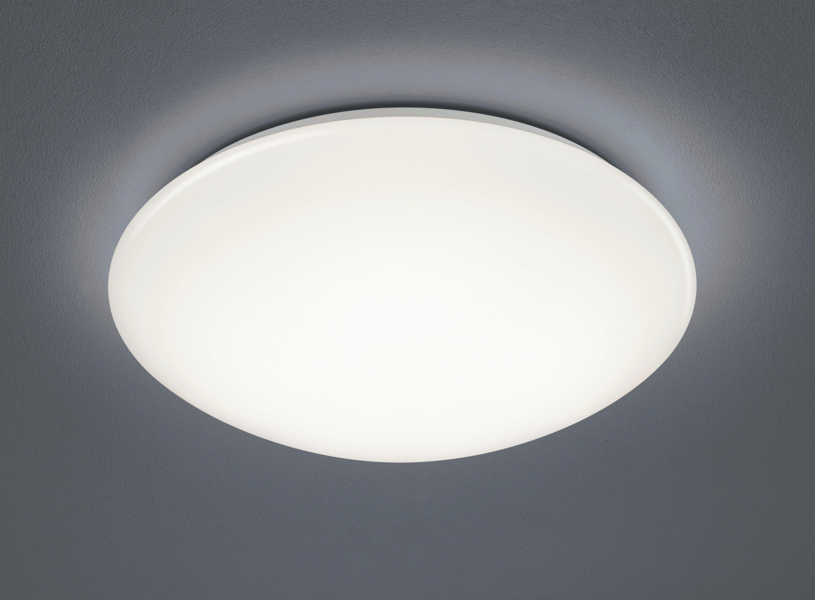 LED-DECKENLEUCHTE 37/8,5 cm   - Weiß, Basics, Kunststoff (37/8,5cm)