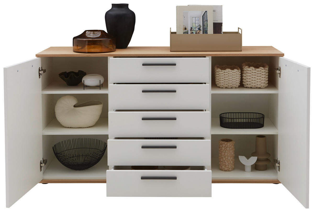 SIDEBOARD GALA  in 151/82,2/46 cm  - Eichefarben/Anthrazit, Design, Holz/Holzwerkstoff (151/82,2/46cm) - Dieter Knoll