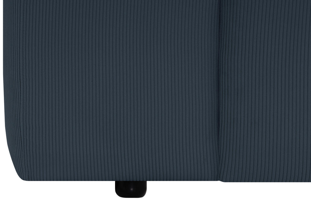HÖRNSOFFA i manchester blå  - blå/svart, Design, textil/plast (252/170cm) - MID.YOU