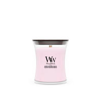 MIRISNA SVEĆA  svetloružičasta  - svetloružičasta, Osnovno, staklo/drvo (7/8/7cm) - WoodWick