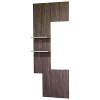 WANDPANEEL Nussbaumfarben  89/225/22 cm  - Nussbaumfarben, Design, Holzwerkstoff (89/225/22cm) - Stylife