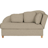 LIEGE Flachgewebe Beige  - Beige, LIFESTYLE, Holz/Textil (180/97/85cm) - Livetastic