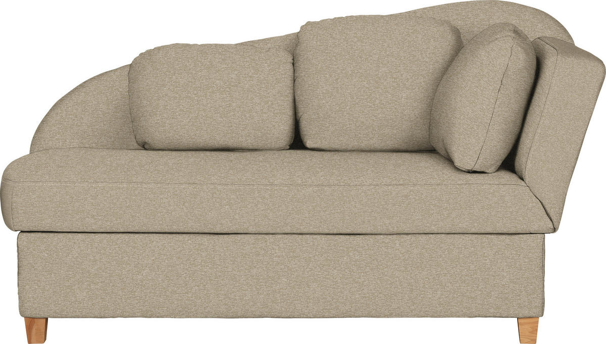 LIEGE Flachgewebe Beige  - Beige, LIFESTYLE, Holz/Textil (180/97/85cm) - Livetastic