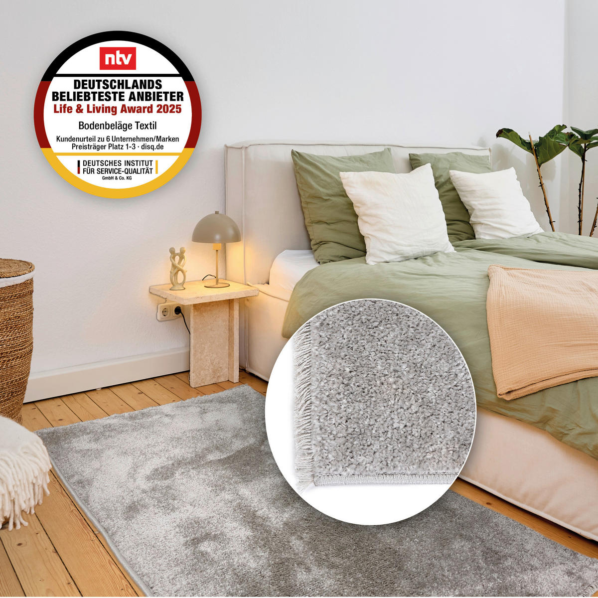 WEBTEPPICH 160/230 cm Stevie Grau rechteckig  - Grau, Basics, Kunststoff (160/230cm) - Astra