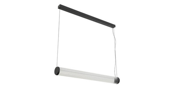 LED-HÄNGELEUCHTE 103/10/164 cm  - Transparent/Schwarz, Design, Glas/Metall (103/10/164cm) - Dieter Knoll