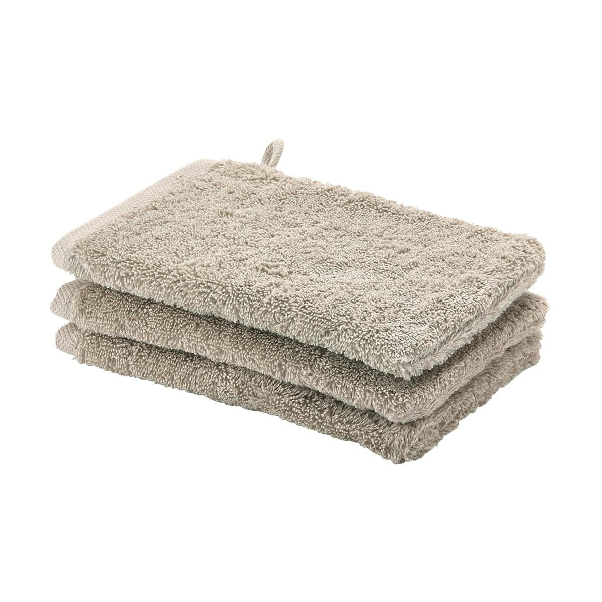 WASCHLAPPEN London Beigebraun  - Beigebraun, Basics, Textil (16/22cm) - Aquanova