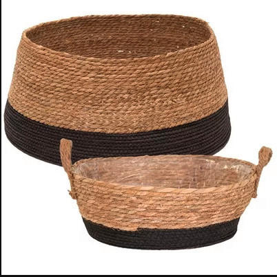 PODLOGA ZA BOŽIČNO JELKO - črna/krem barve, Basics, naravni materiali (40/14cm)