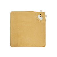 KAPUZENBADETUCH Löwe Leo  - Dunkelgelb, Basics, Textil (100/100/0,5cm) - Sterntaler