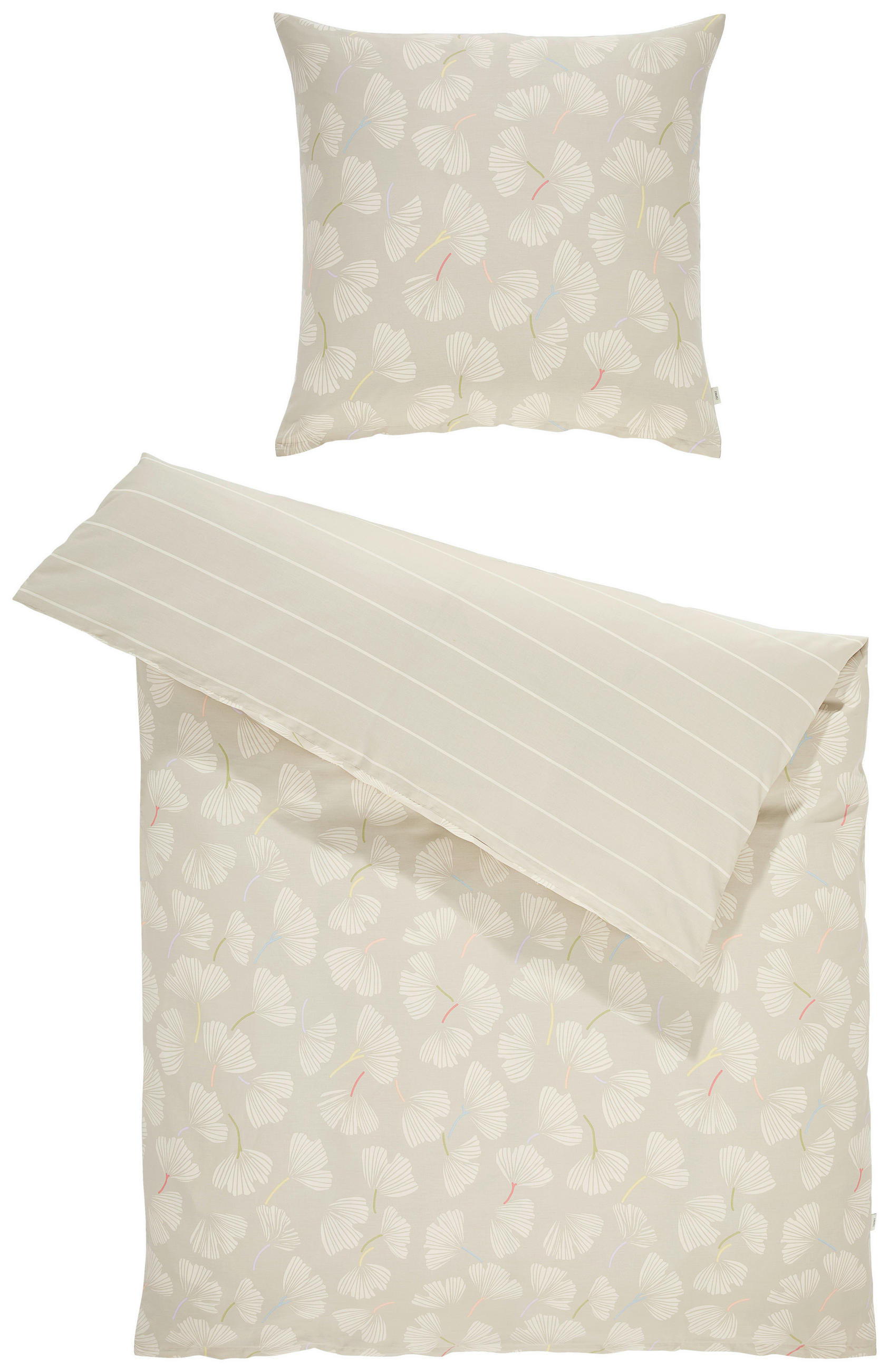 Esprit Wendebettwäsche Esprit Betul beige Creme, Beige 135x200 cm