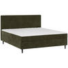 BOXBETT 160/200 cm  in Khaki  - Khaki/Schwarz, KONVENTIONELL, Holz/Textil (160/200cm) - Welnova