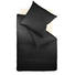 BETTWÄSCHE Makosatin Schwarz 135/200 cm - Schwarz, Basics, Textil (135/200cm) - FLEURESSE
