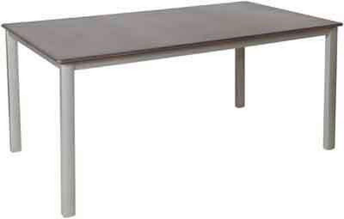 SET DE JARDIN   - Platinfarben/Dunkelgrau, Basics, Textil/Metall (160/90/72cm) - Acamp