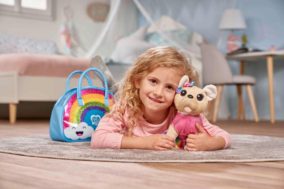 PLÜSCHTIER Chi Chi Love Rainbow  - Multicolor/Braun, Basics, Kunststoff/Textil (17/27/30cm) - Simba