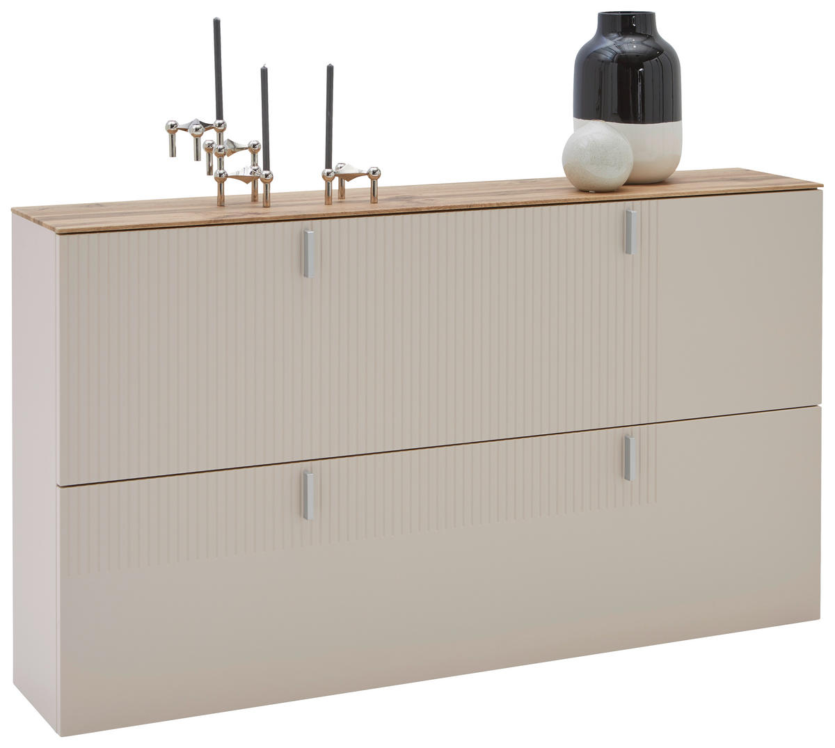 GARDEROBE  in 180/192/28 cm  - Sandfarben/Eichefarben, Design, Holz/Holzwerkstoff (180/192/28cm) - Dieter Knoll