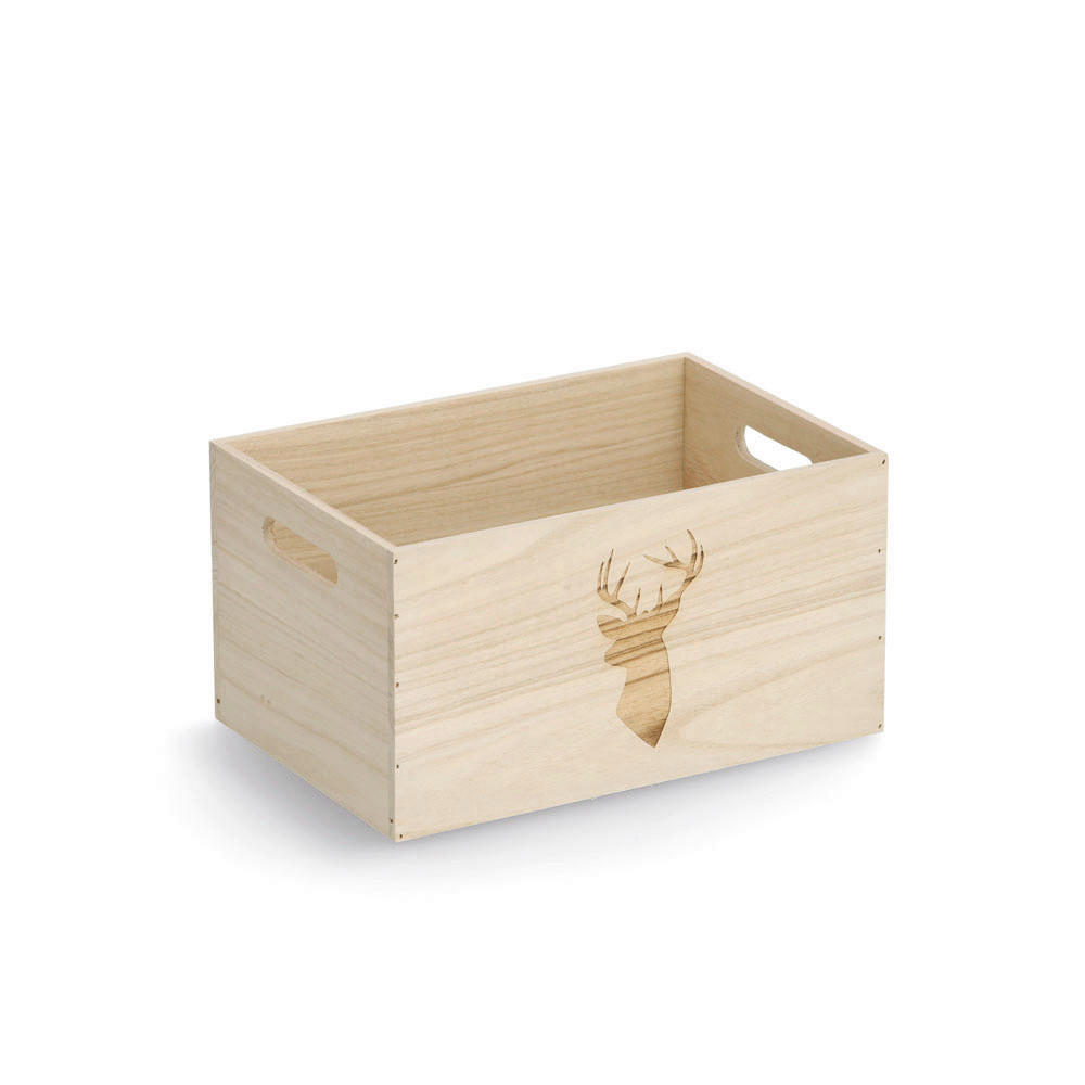 AUFBEWAHRUNGSBOX     - Naturfarben, Basics, Holz (30/20/16cm)