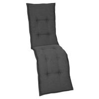 RELAXSESSELAUFLAGE Uni  - Grau, KONVENTIONELL, Textil (50/7/170cm)