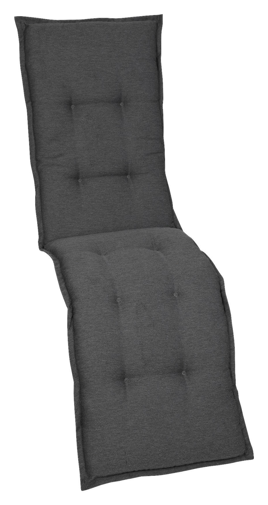 XXXLutz Relaxsesselauflage Grau 50x7x170 cm