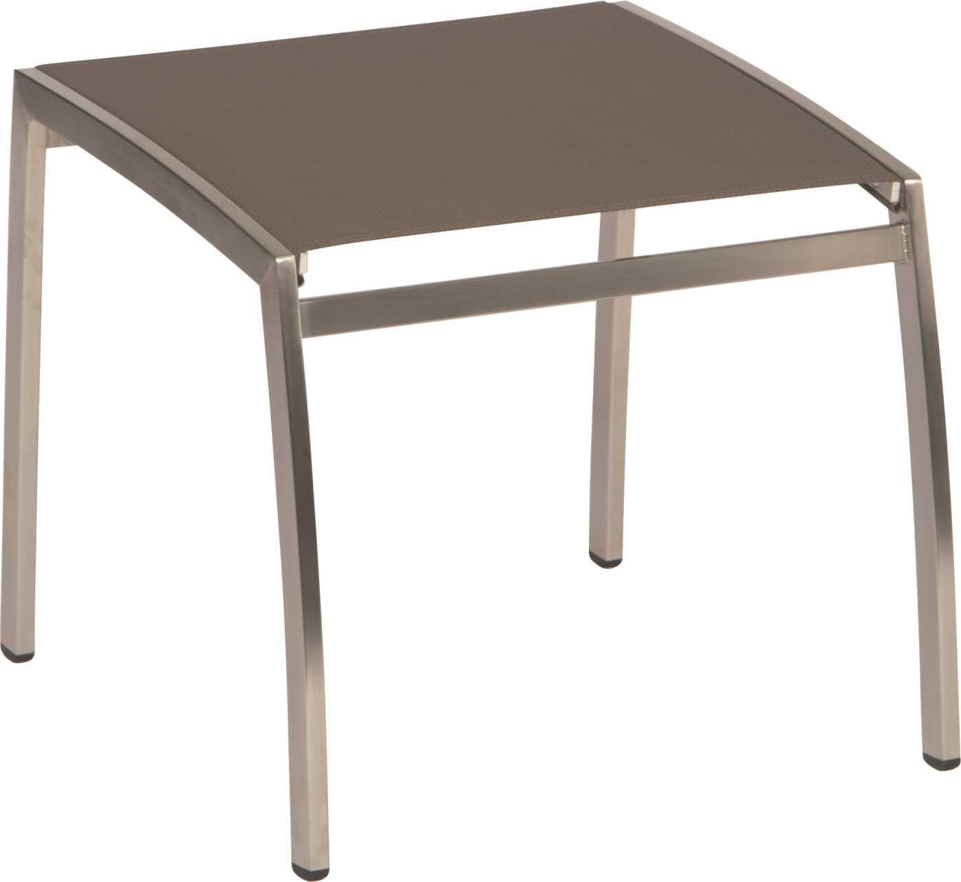 GARTENHOCKER  - Taupe/Edelstahlfarben, Basics, Metall (50/45/53cm) - Stern