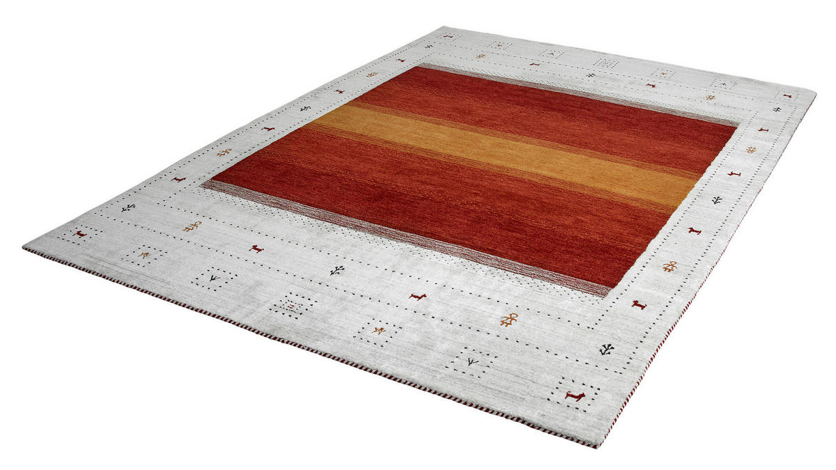 HANDWEBTEPPICH 90/160 cm Multicolor  - Multicolor, Basics, Textil (90/160cm) - Obsession