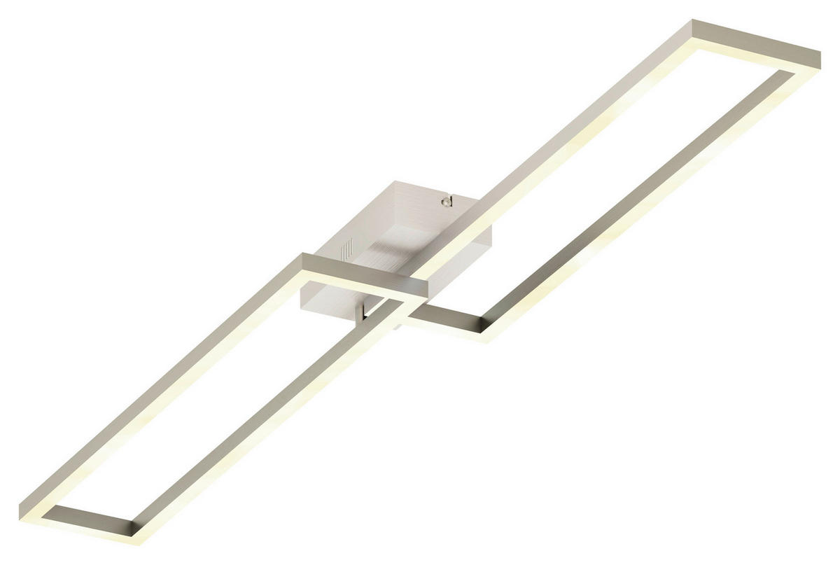 LED-DECKENLEUCHTE  24,4/7,8/110 cm   - Silberfarben, Design, Metall (24,4/7,8/110cm) - Tint