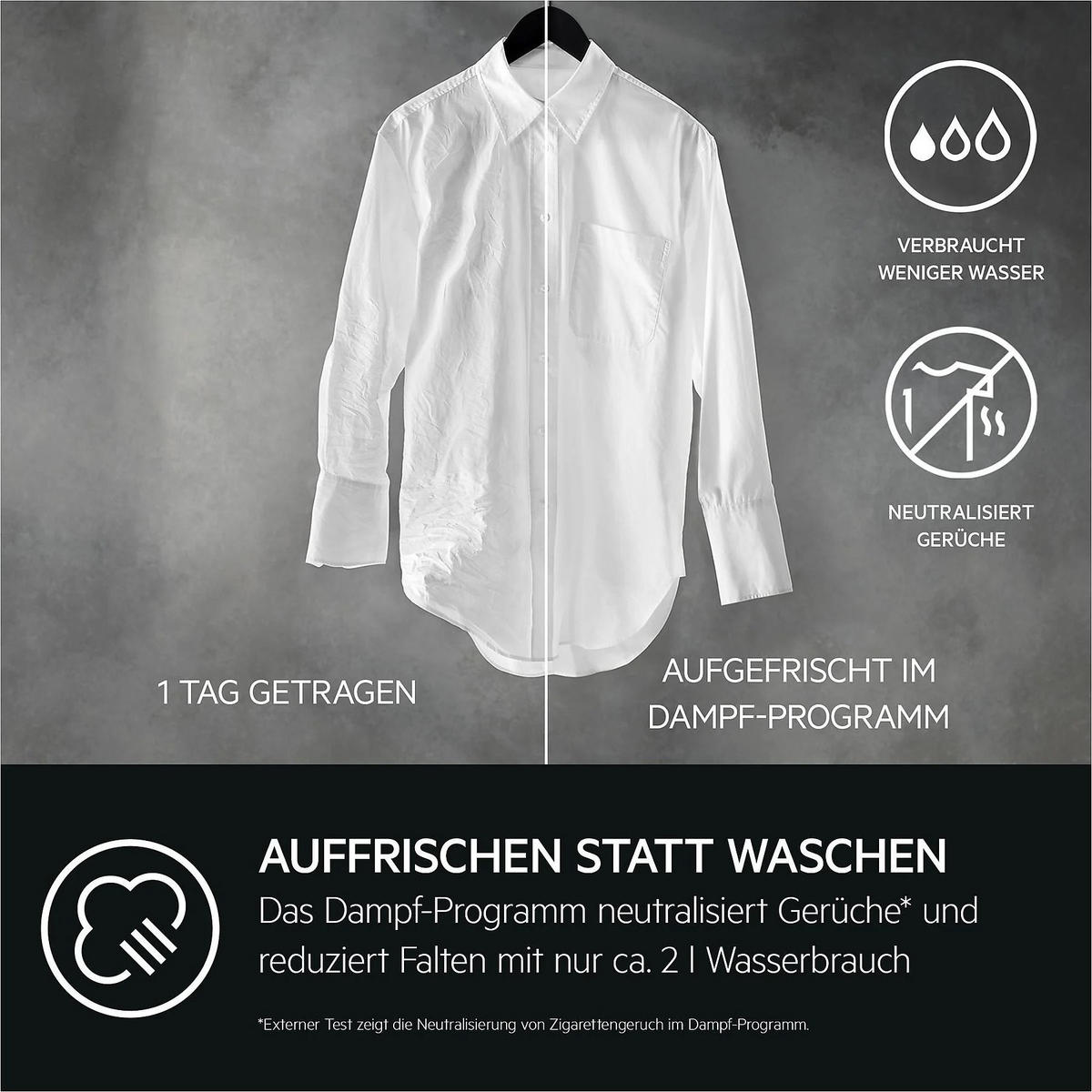 WASCHMASCHINE LR7D70490   - Schwarz/Weiß, Basics, Kunststoff/Metall (59,6/84,7/57,7cm) - AEG