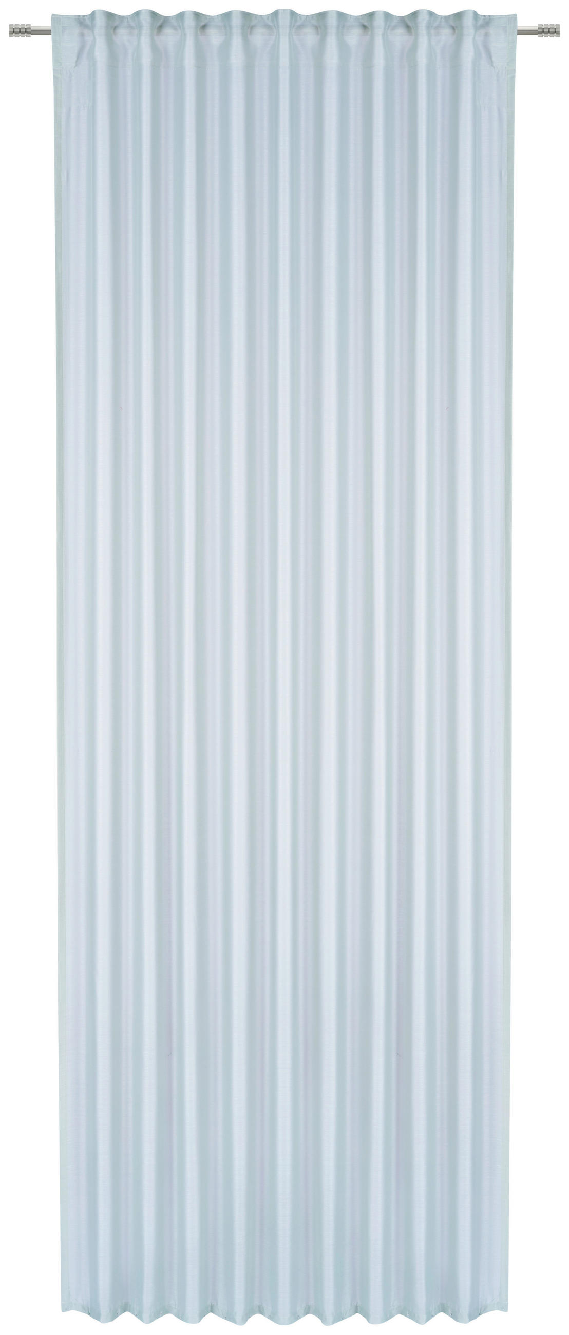 FERTIGVORHANG GLORIA transparent 135/245 cm   - Blau, Basics, Textil (135/245cm) - Esposa