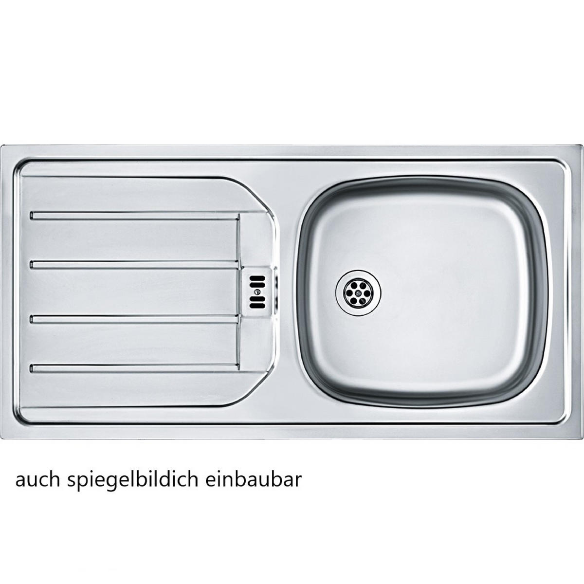 KÜCHENBLOCK 360 cm   in Graphitfarben, Schieferfarben, Eiche Wotan  - Chromfarben/Schieferfarben, MODERN, Holzwerkstoff/Metall (360cm) - Held
