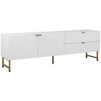 LOWBOARD  in 179/61/41 cm  - Goldfarben/Weiß, Design, Holzwerkstoff/Kunststoff (179/61/41cm) - MID.YOU