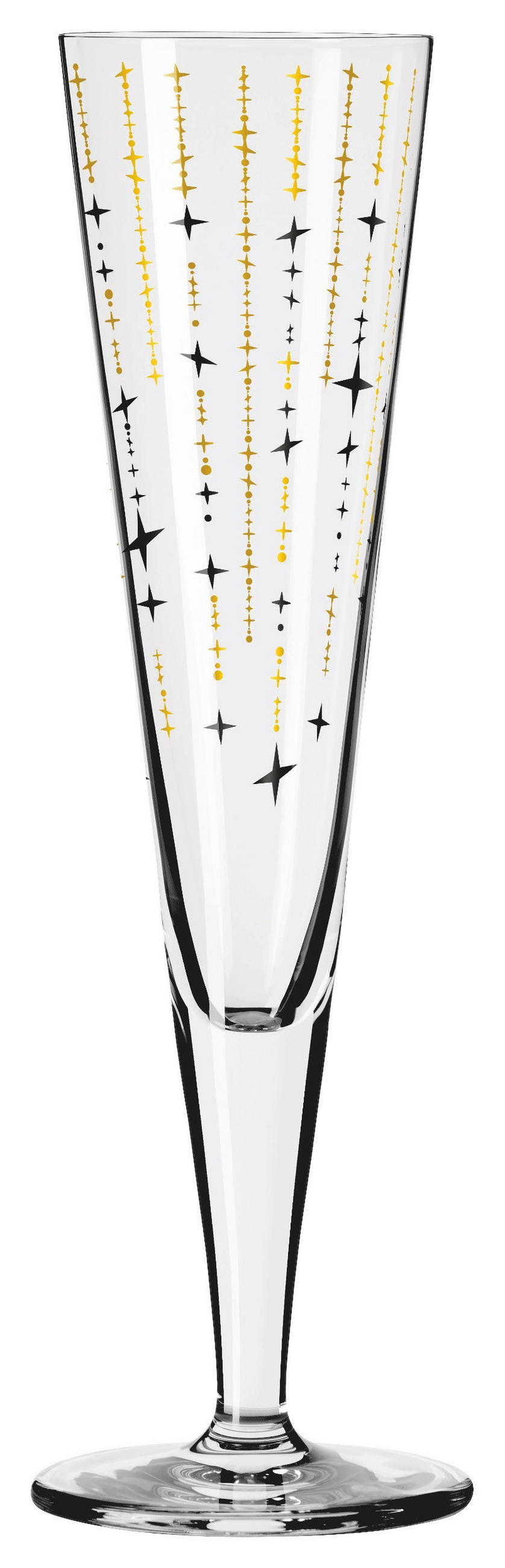 CHAMPAGNERGLAS 205 ml 2-teilig  - Platinfarben/Goldfarben, LIFESTYLE, Glas (7,2/24/7,2cm) - Ritzenhoff